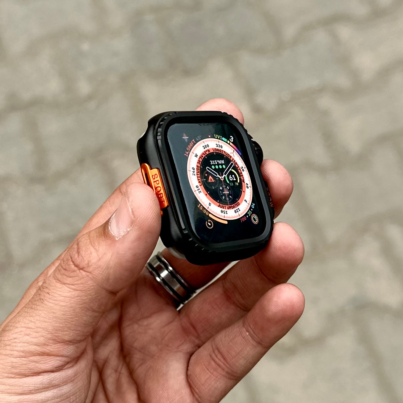 Mode Metal Watch Case-44-45mm ( No. 1698 )