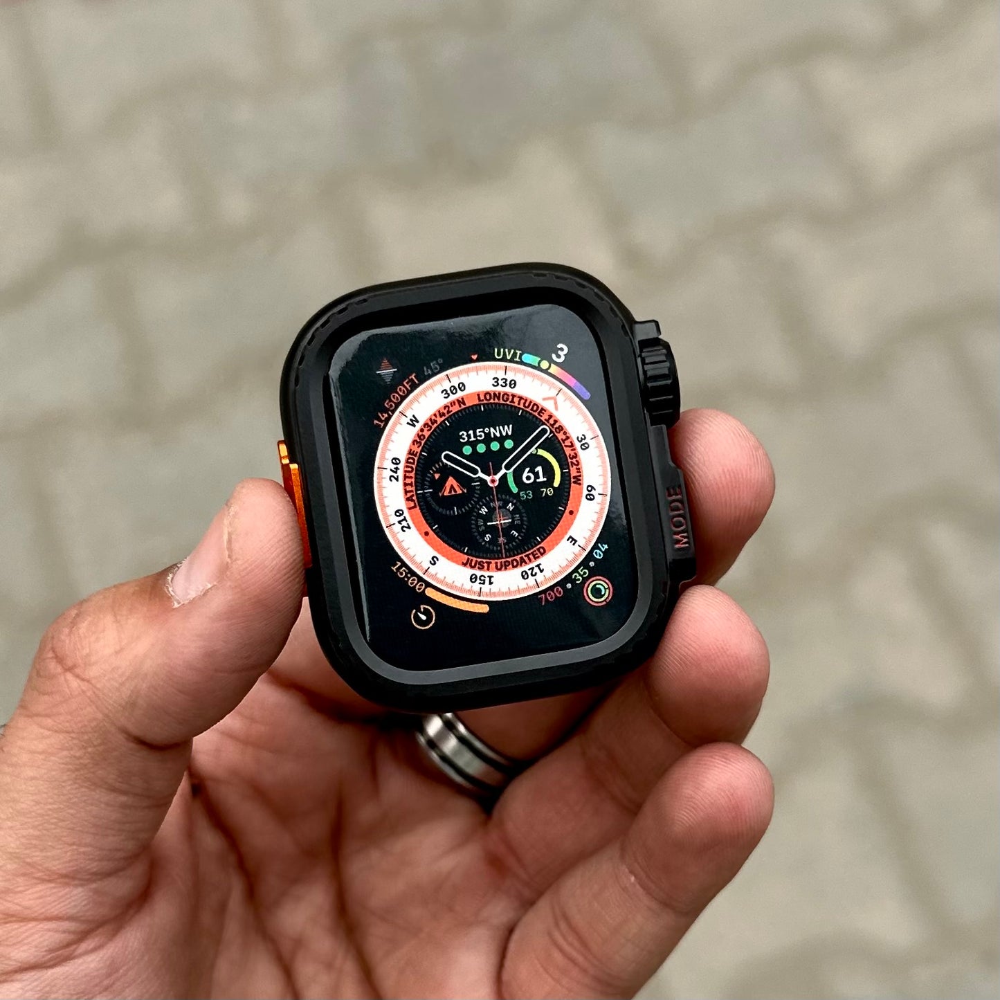 Mode Metal Watch Case-44-45mm ( No. 1698 )