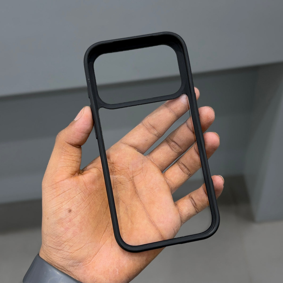BLACK FRAME CRYSTAL CASE ( No. 3787 )