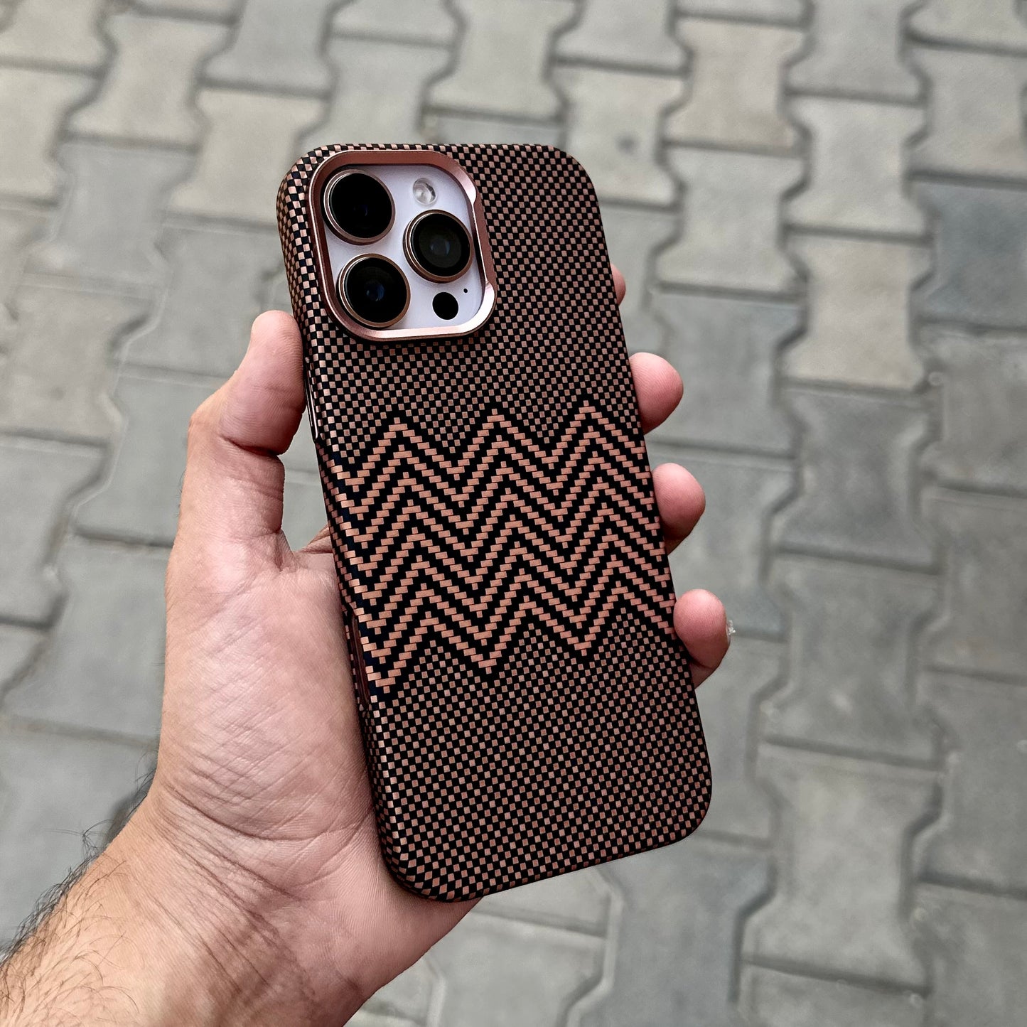 Luxo Brown Check 7.0 Case ( No. 1767 )