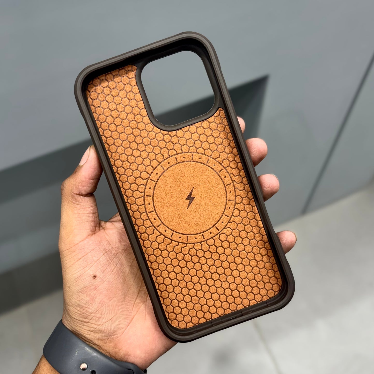 Pita with Magsafe Case - Brown park check ( No. 2160 )