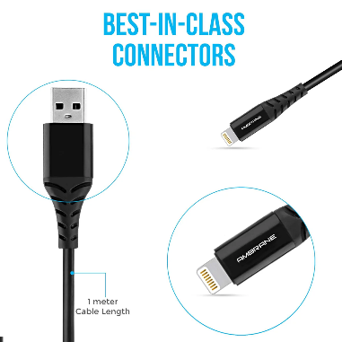 Ambrane USB To lightning Cable-ACL 11 ( No. 005 )