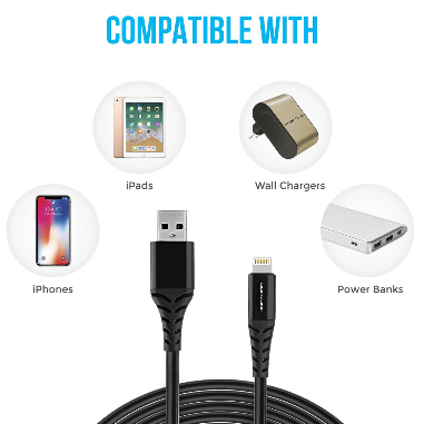 Ambrane USB To lightning Cable-ACL 11 ( No. 005 )