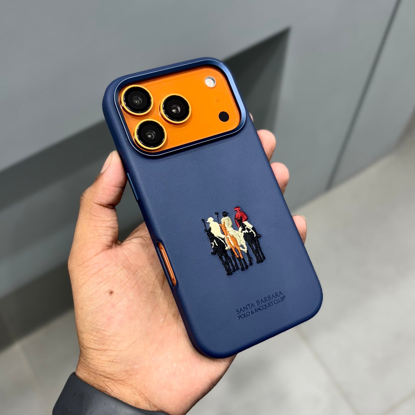 Santa Barbara Justin Case with Magsafe-Blue ( No. 2120 )