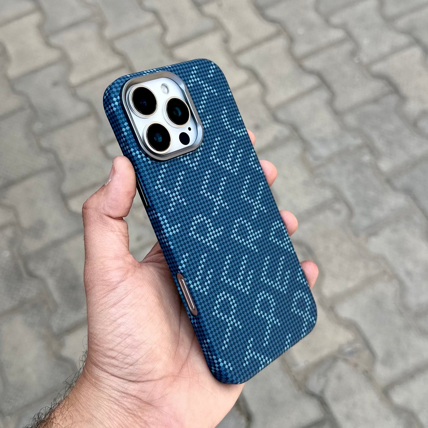 Byhum Case With Magsafe-Blue ( No. 1493 )