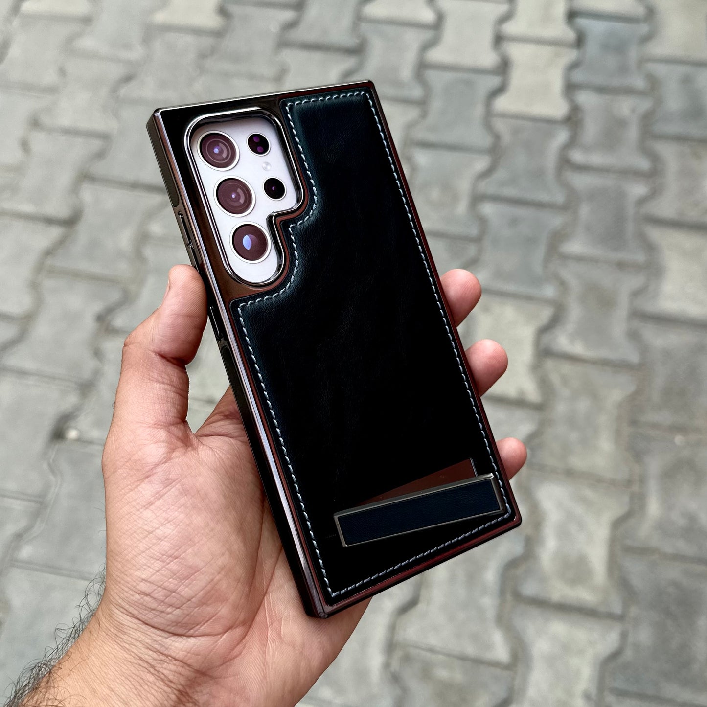 Icon Luxury With Stand Case-Samsung ( No. 1881)