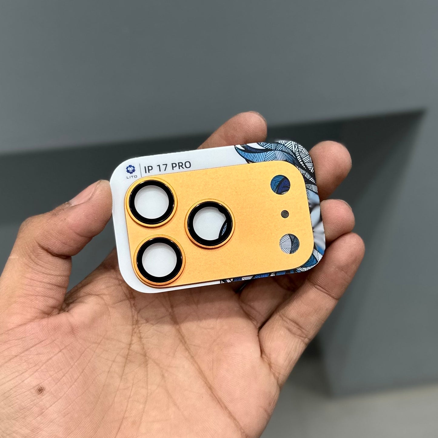 AR CAMERA LENSE WITH METAL BASE - ORANGE ( No. 2983 )