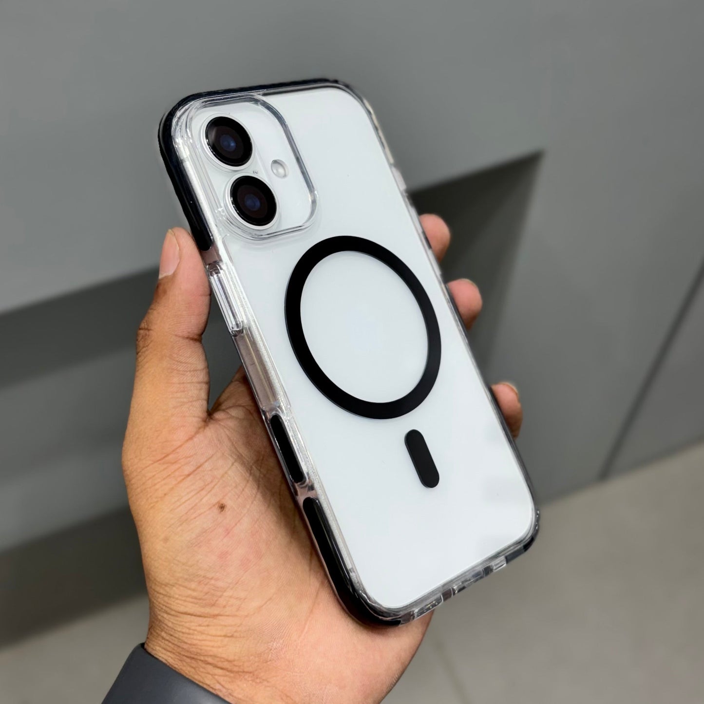 NITO Side Bumpper with Button and Magsafe Case - Black ( No. 2187)