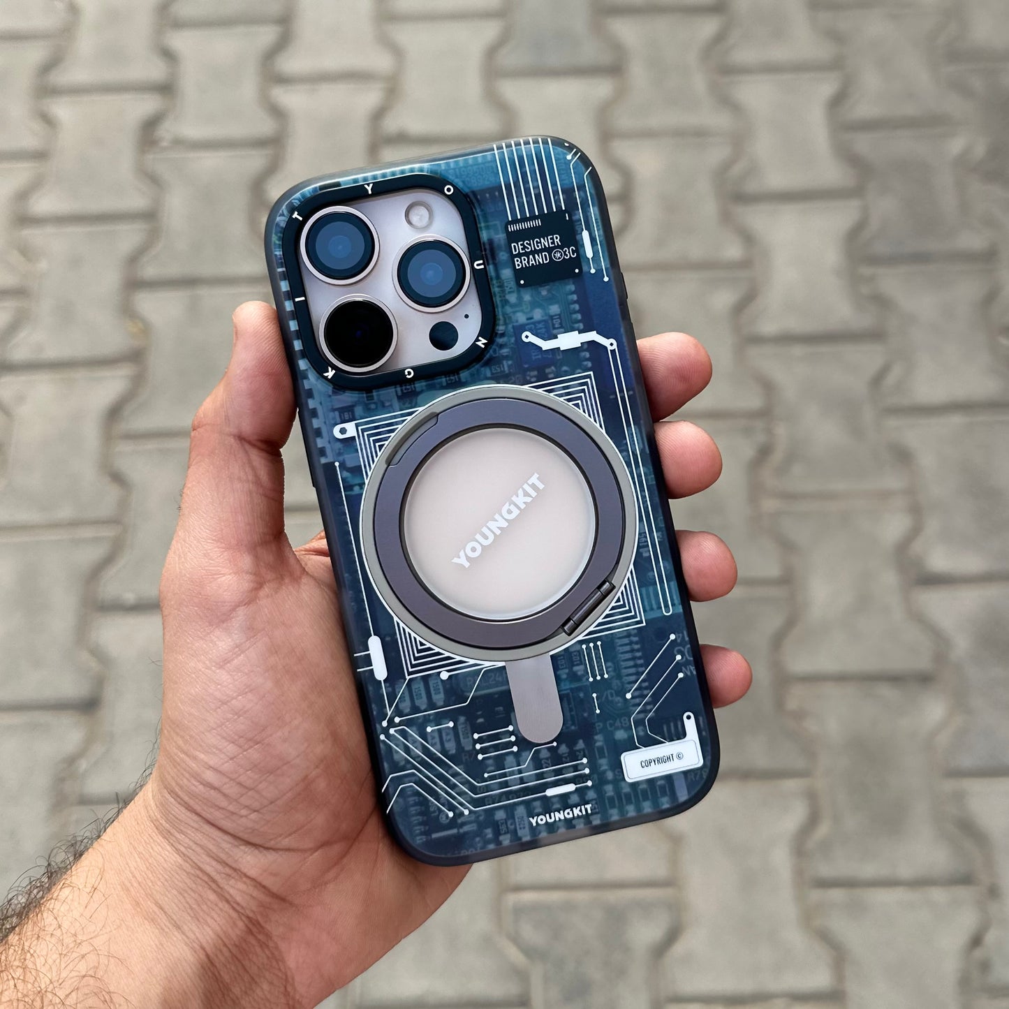 Youngkit Cyberpunk Stand-Dark Blue ( No. 1395 )