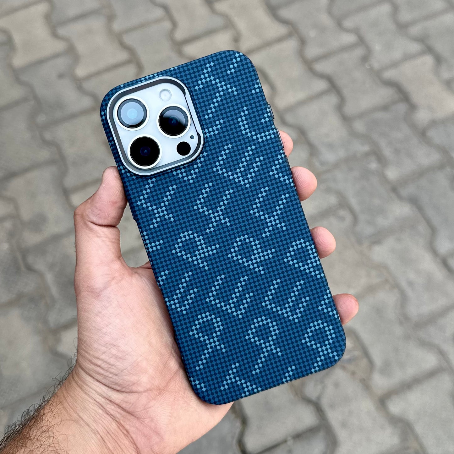 Byhum Case With Magsafe-Blue ( No. 1493 )