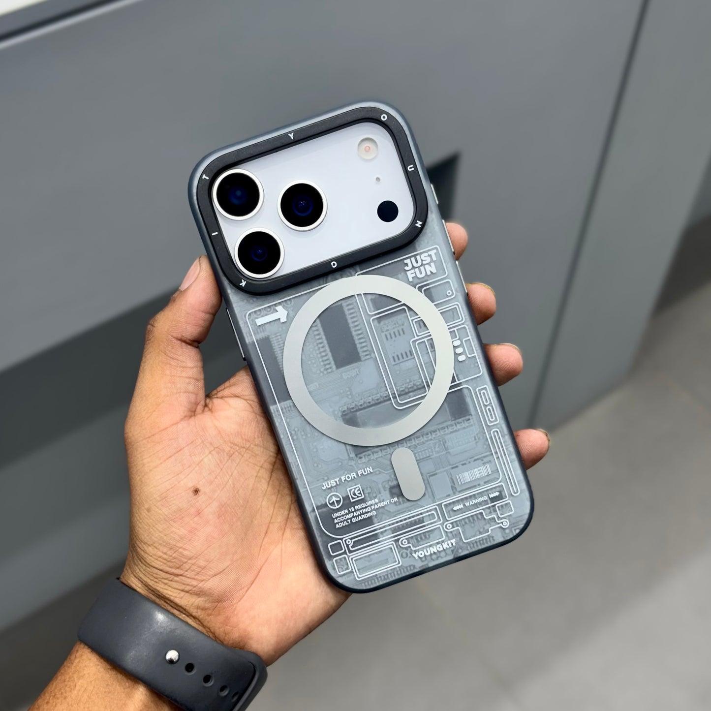 Youngkit Cyber Series Case-Grey ( No. 2052 ) 17 Series
