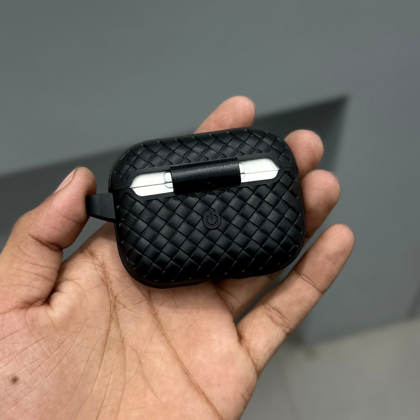 GLITCH SILICON AIRPODS CASE - BLACK ( No. 2842 )