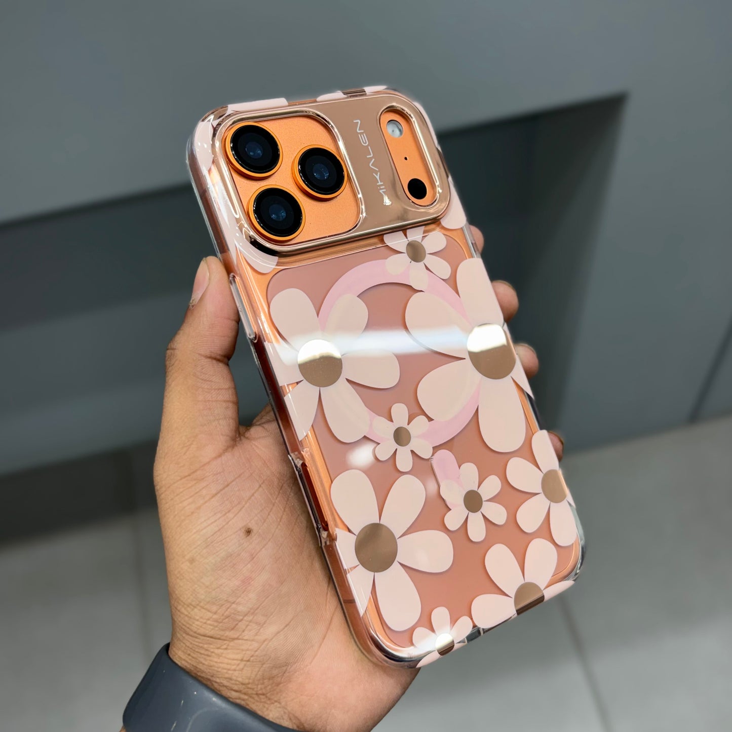 MIKALEN Flower Case with ACC - Copper ( No. 2336 )