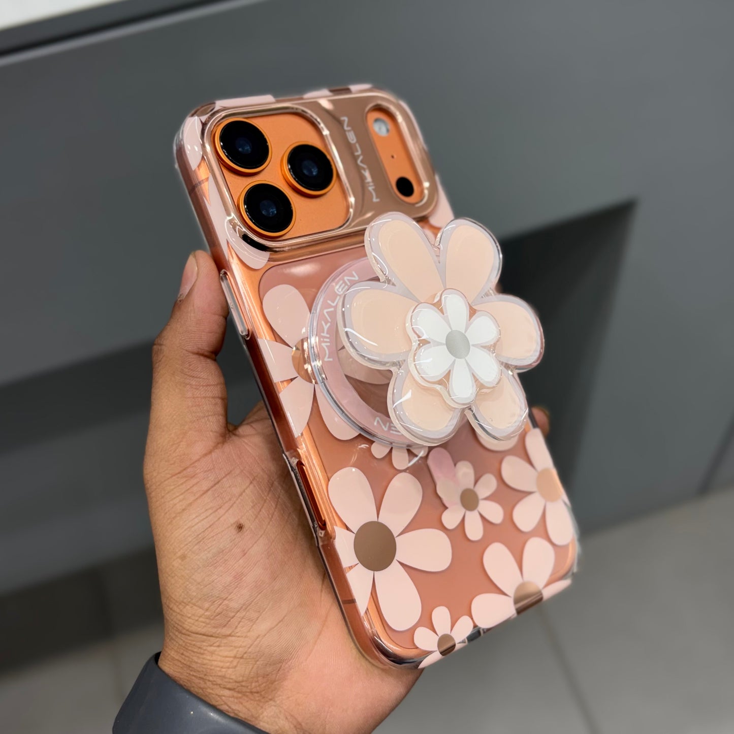 MIKALEN Flower Case with ACC - Copper ( No. 2336 )
