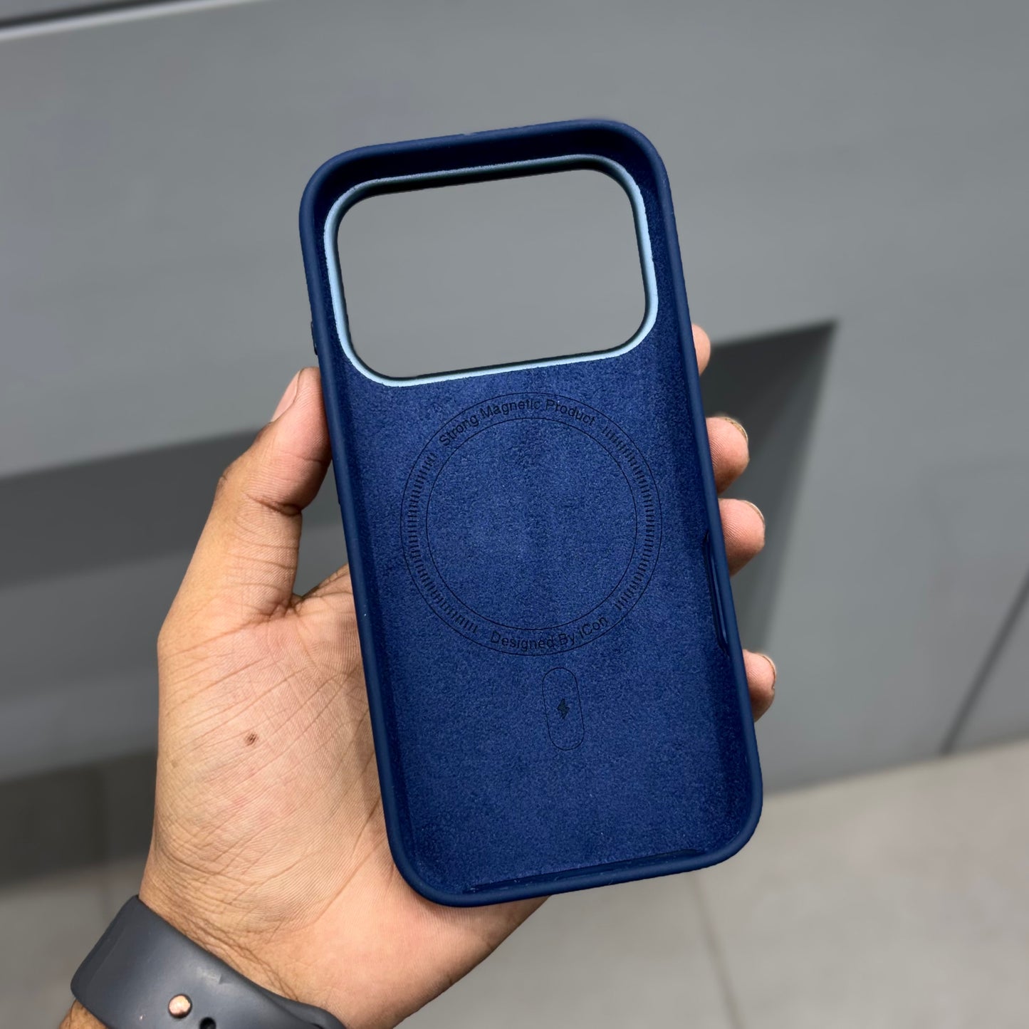 ICON GELIX SILICON CASE MAGSAFE - BLUE ( No. 2555 )