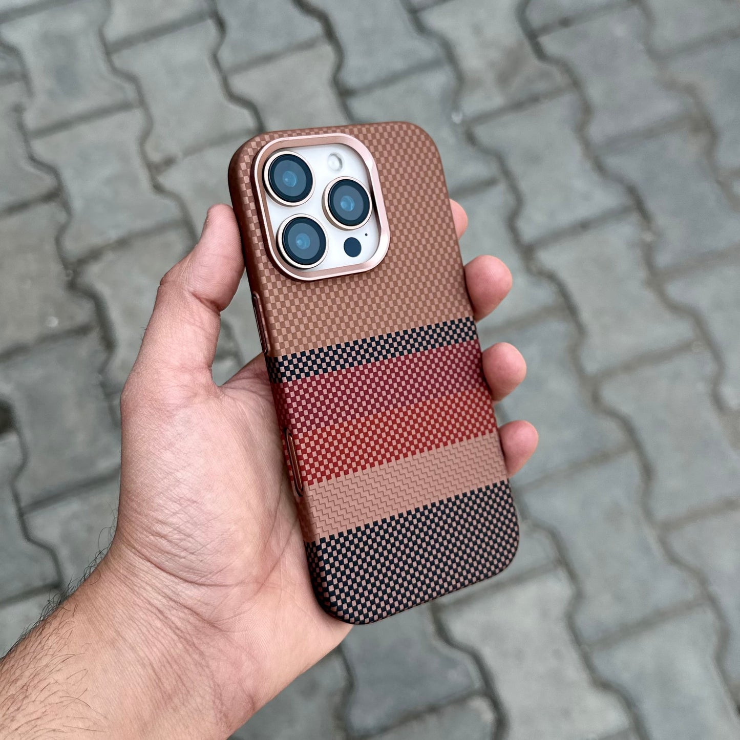 Luxo Brown Check 5.0 Case ( No. 1658 )