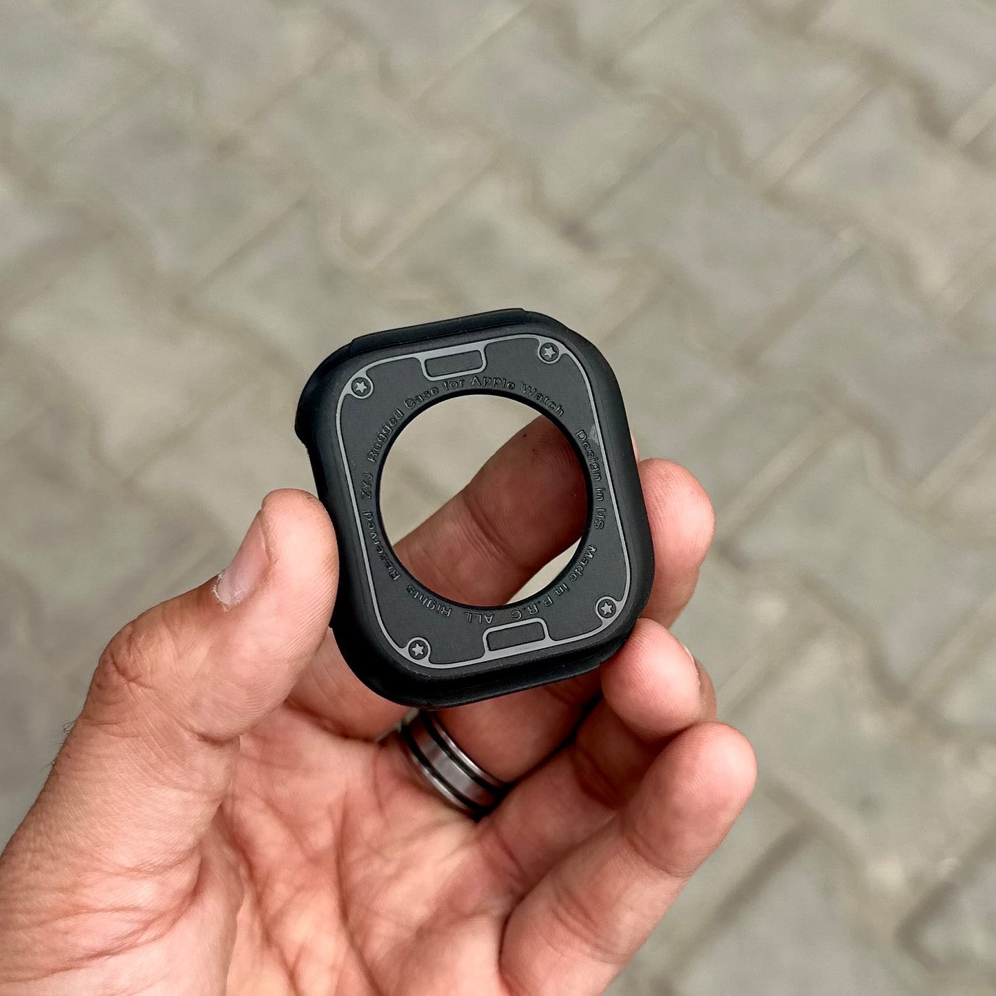 Bumper iWatch Case- Black ( No. 1694 )