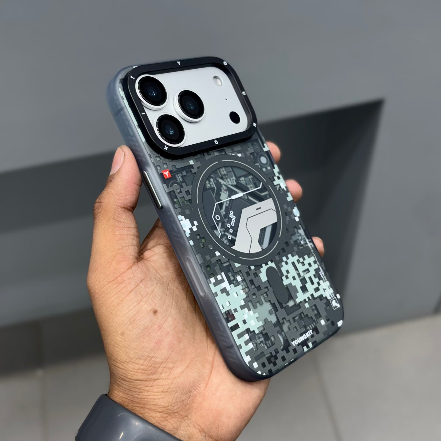 YOUNGKIT CEMO MAGSAFE CASE - GREY ( No. 2396 )