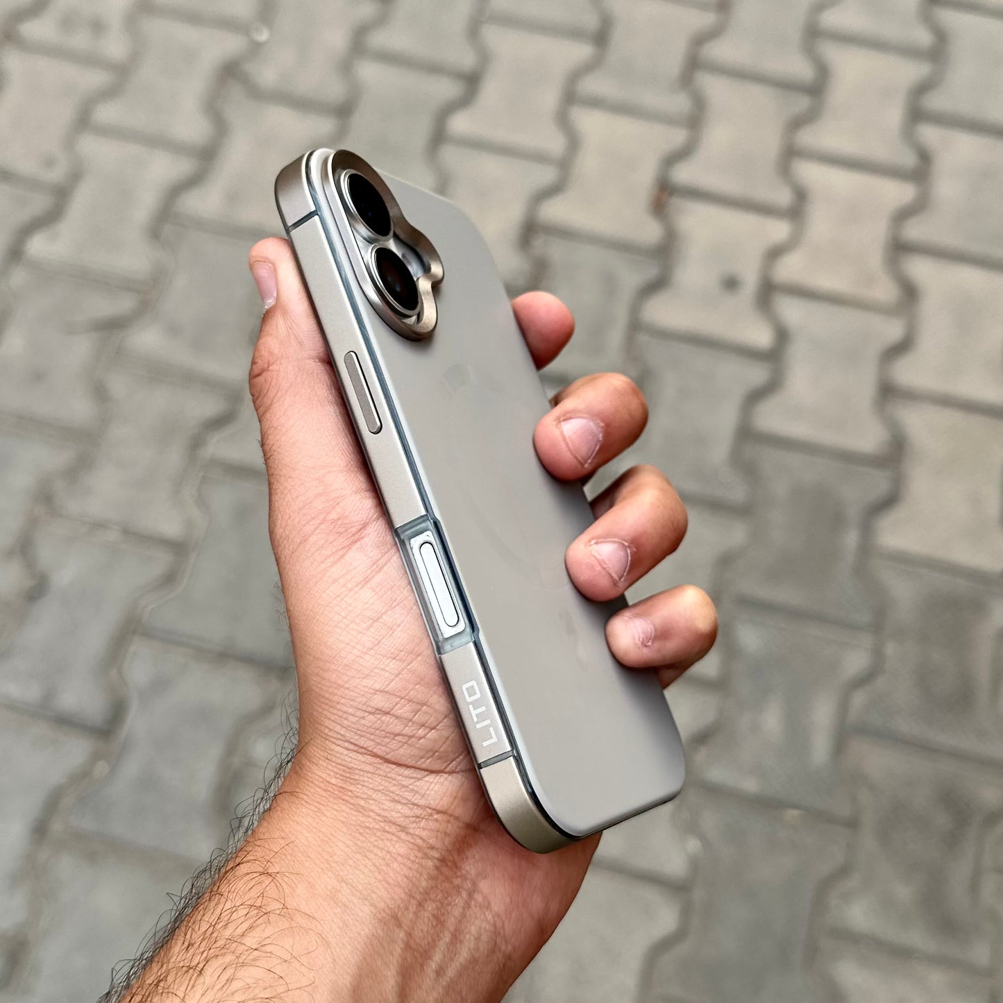 Lito Magmet Case With Magsafe- Grey ( No. 1799)