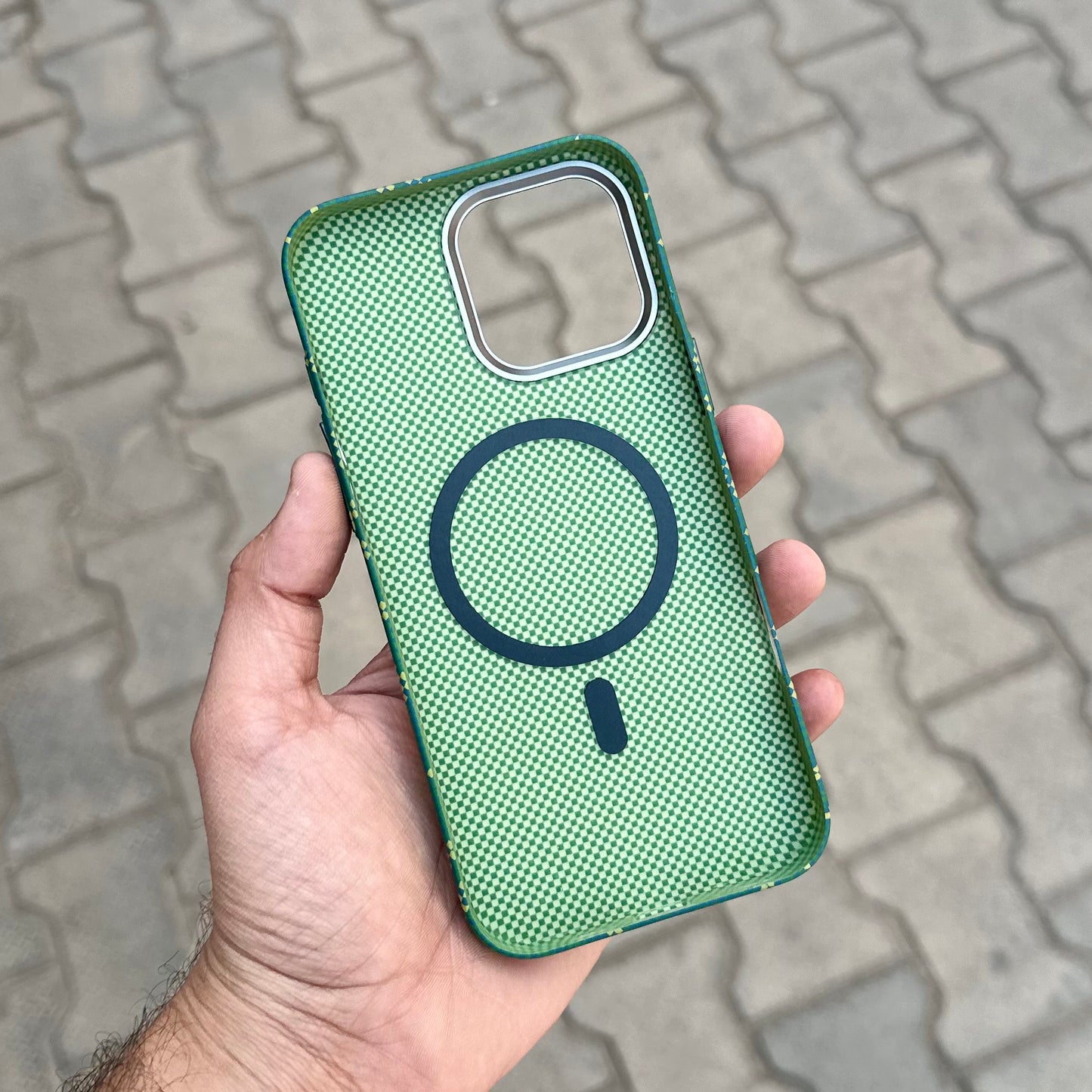 Byhum Case With Magsafe-Green ( No. 1494 )