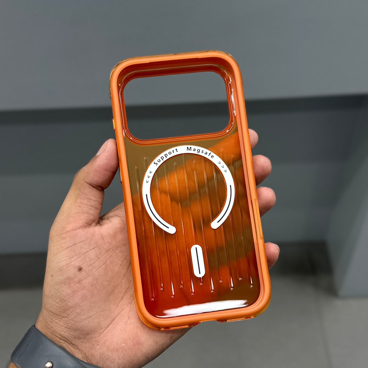 CMAQ AUREN MAGSAFE CASE - ORANGE ( No. 4092 )
