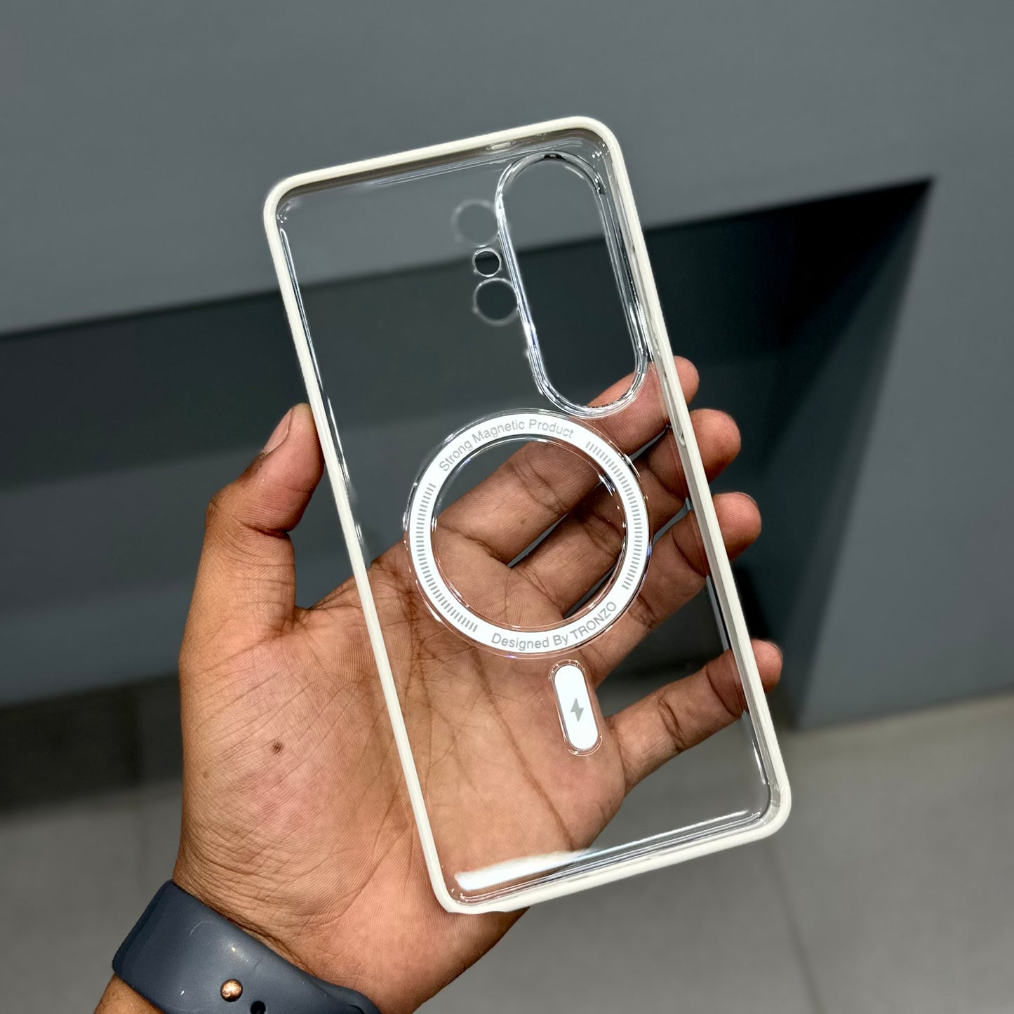 TRANZO AIR WAVE MAGSAFE SAMSUNG CASE - BEIGE ( No. 3244 )