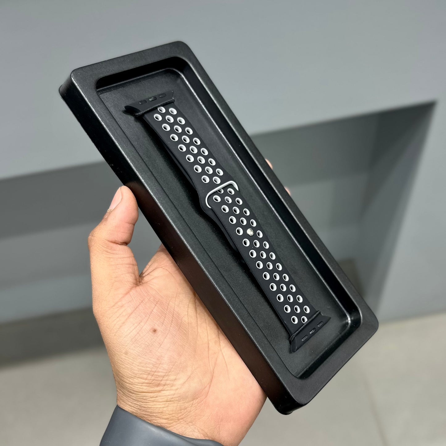 AERO FLEX SPORTS STRAP - BLACK GREY ( No. 3081 )