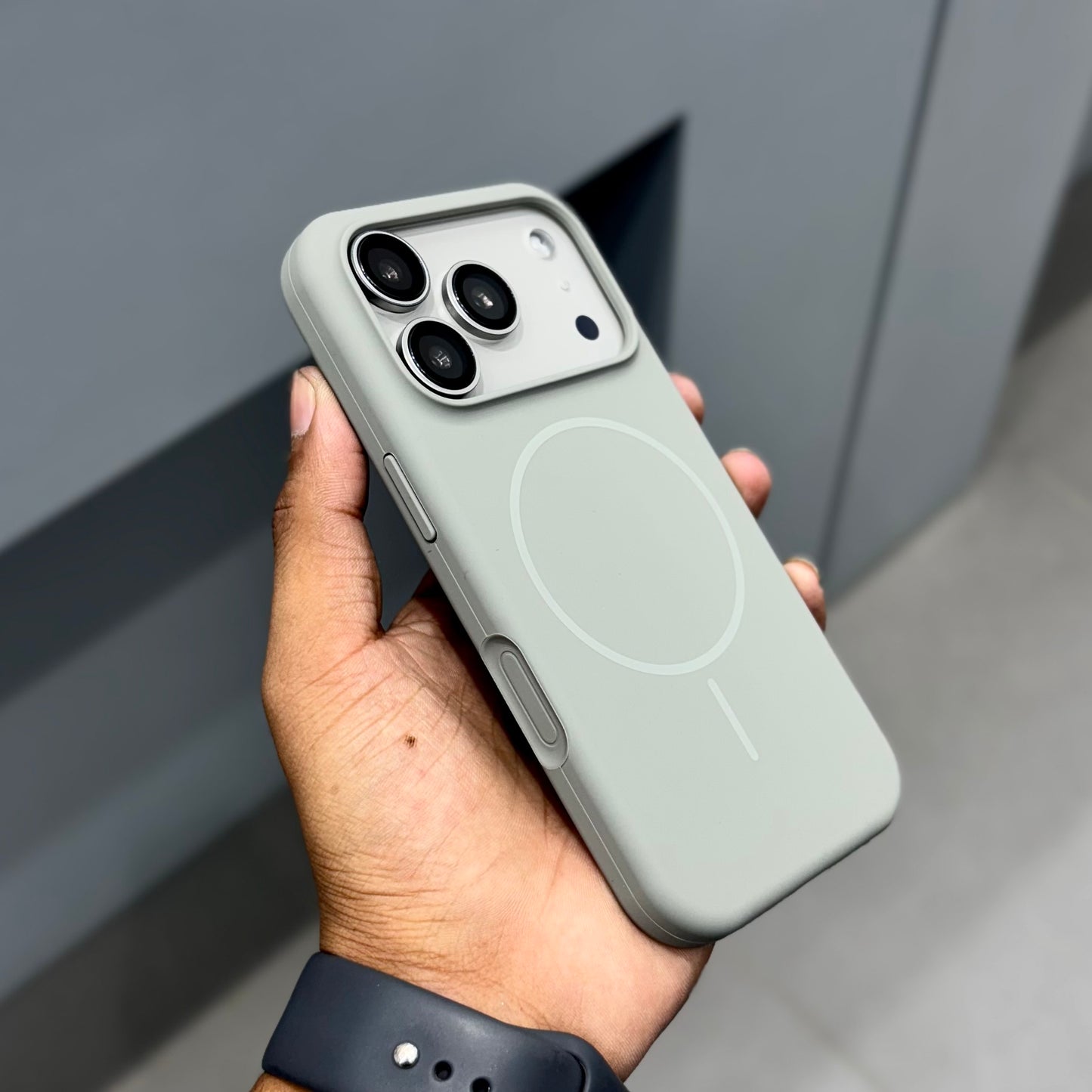 Honaiya Silicone With Magsafe Case ( No. 2066 )