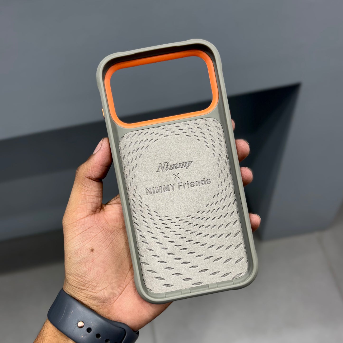NIMMY POPUP CASE - GREY ORANGE ( No. 2699 )