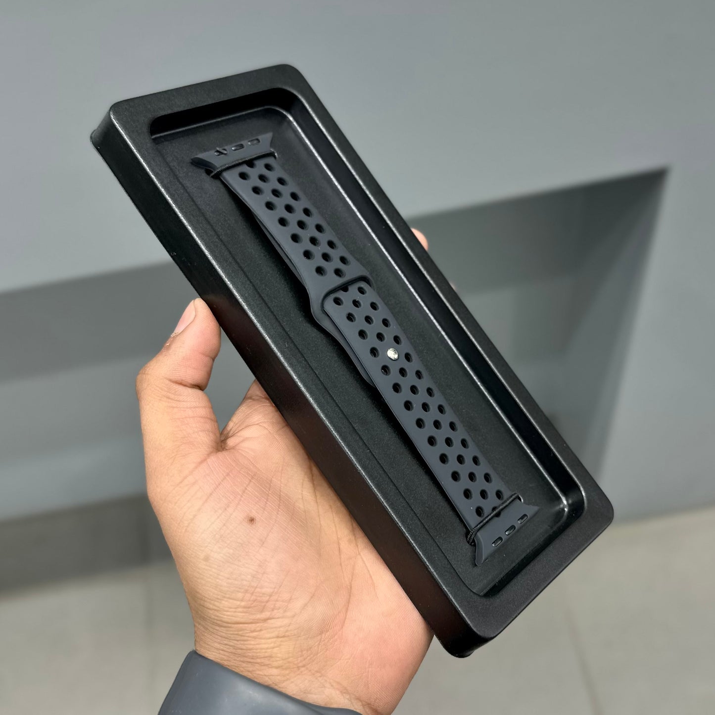 AERO FLEX SPORTS STRAP - DARKGREY - BLACK ( No. 3080 )