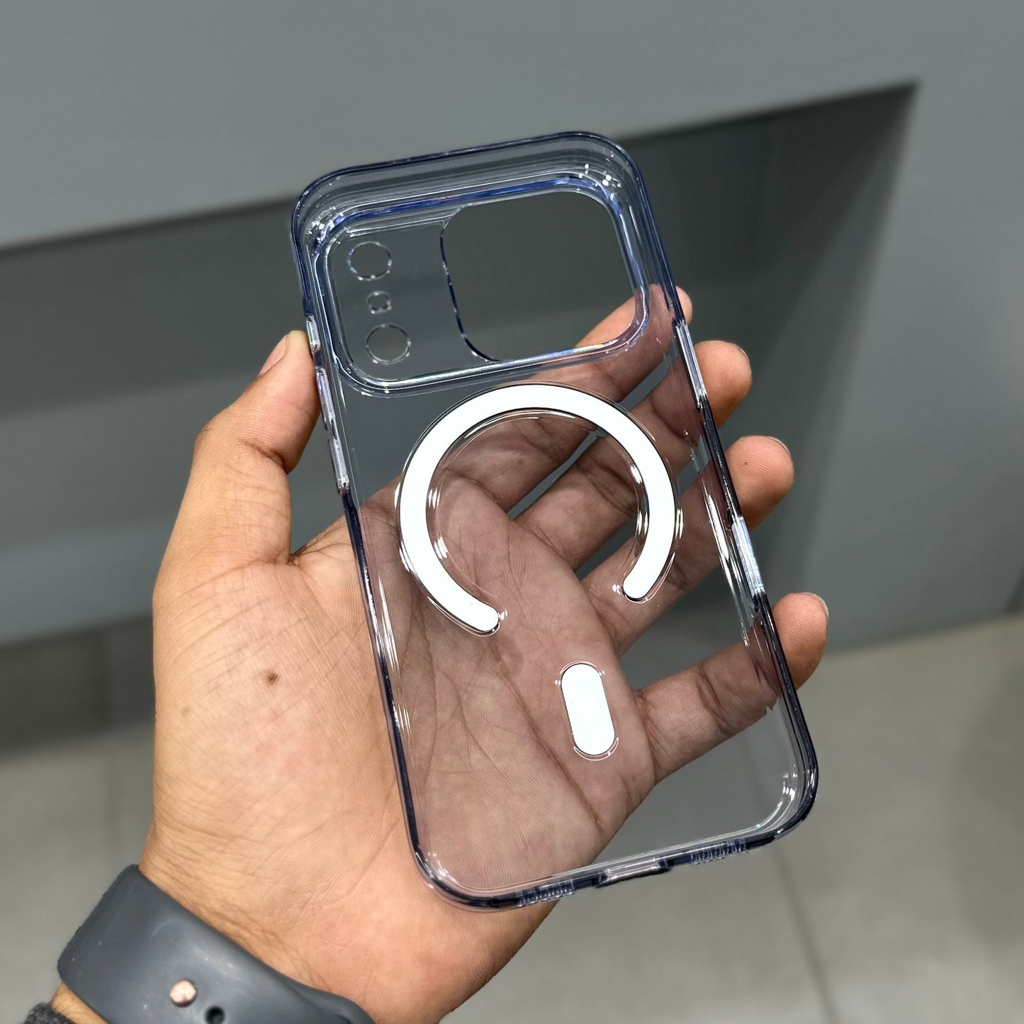 CMAQ ULTRA CLEAR CAPTURE CASE-BLUE ( No. 3072 )