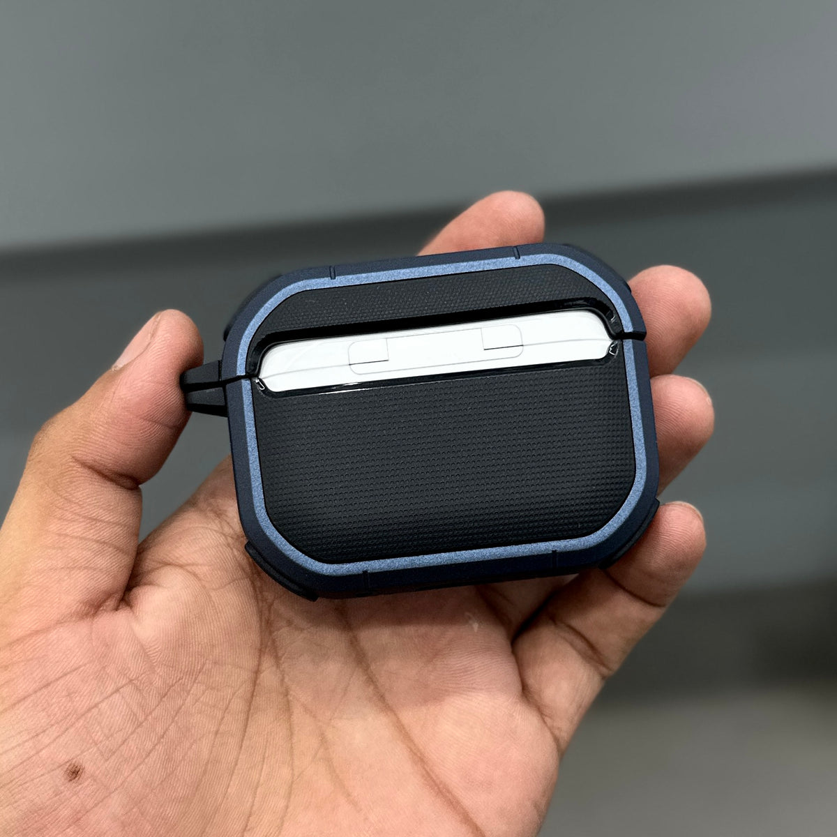 EGGSHELL ARMOD CASE - BLACK - BLUE ( No. 4141 )