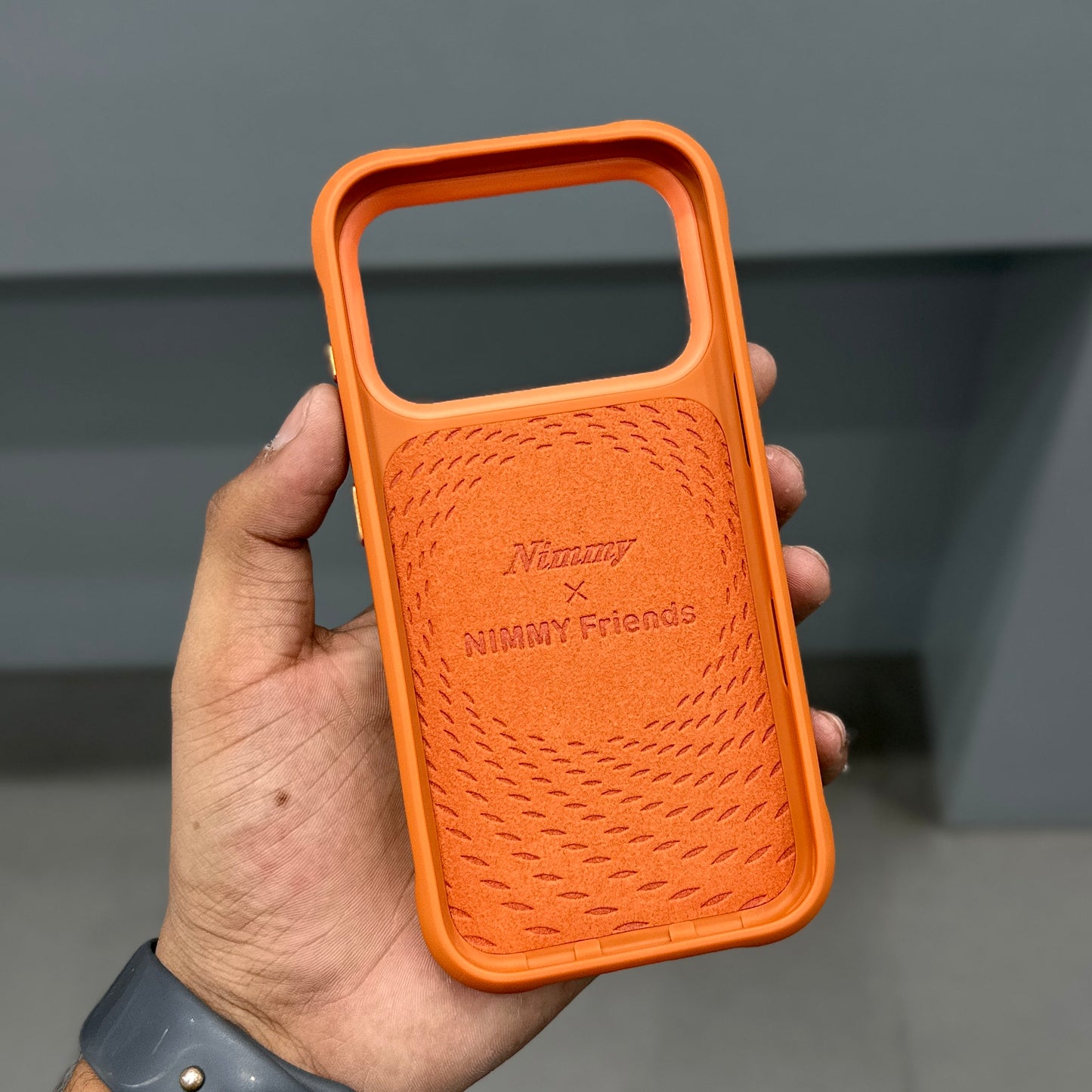NIMMY DOG CHAIN CASE - ORANGE ( No. 2834 )