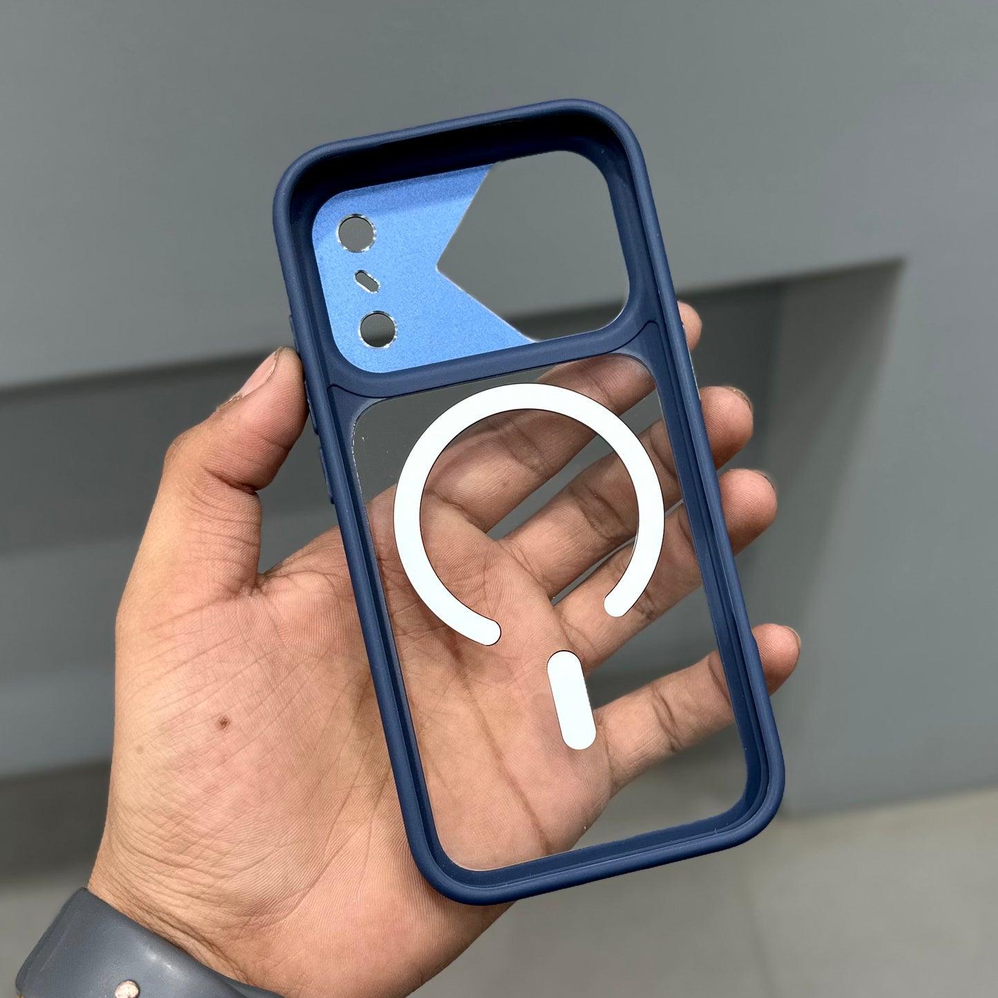 NY ARMOR X MAGSAFE CASE - BLUE ( No. 3050 )