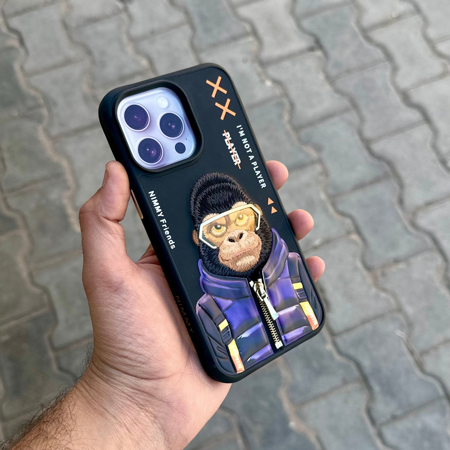 Nimmy Zipper Gorilla Case-Black ( No. 1334 )