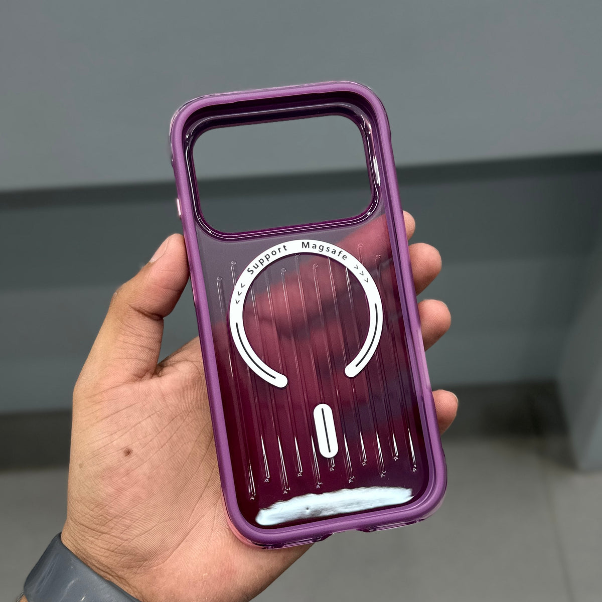 CMAQ AUREN MAGSAFE CASE - BURGUNDY ( No. 4089 )