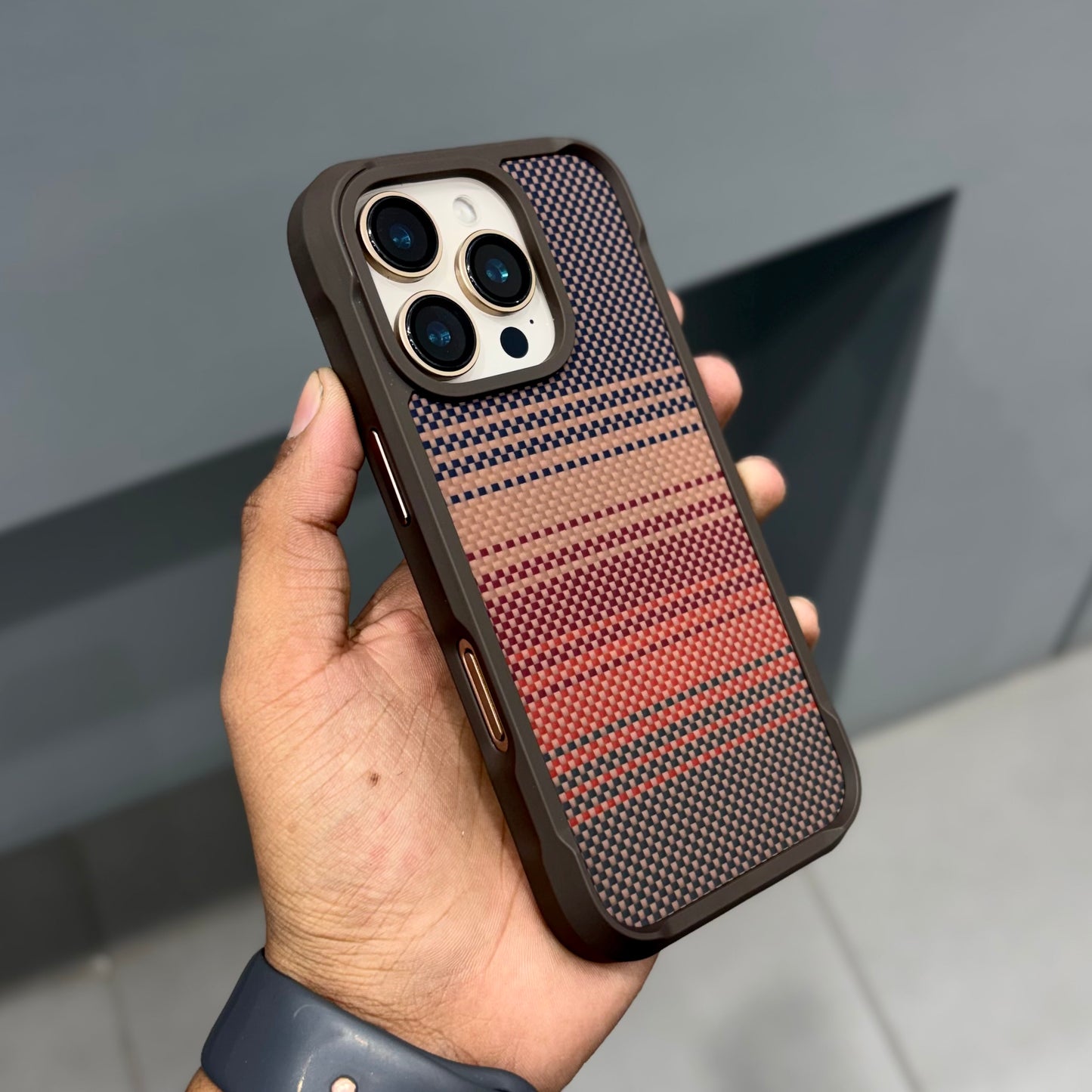 ICON CARBON CASE - BROWN ( No. 2393 )