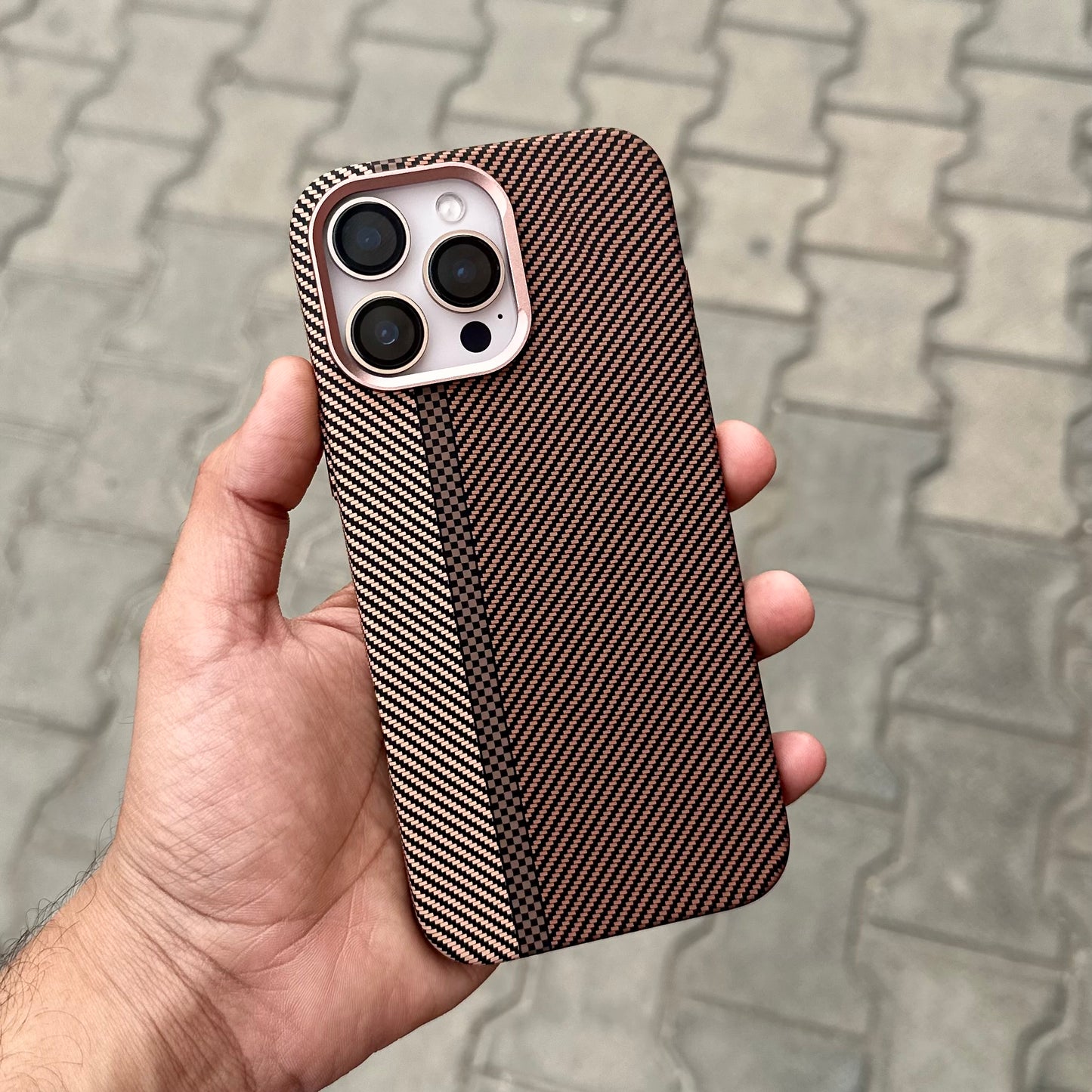 Luxo Brown Check 9.0 Case ( No. 1769 )