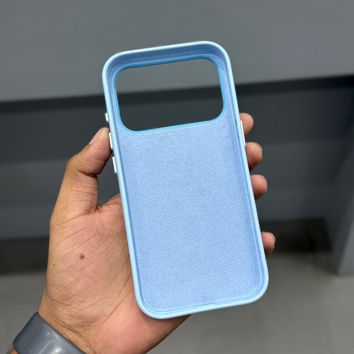 SHEFANGE LEATHER CASE - SKY BLUE ( No. 4021 )