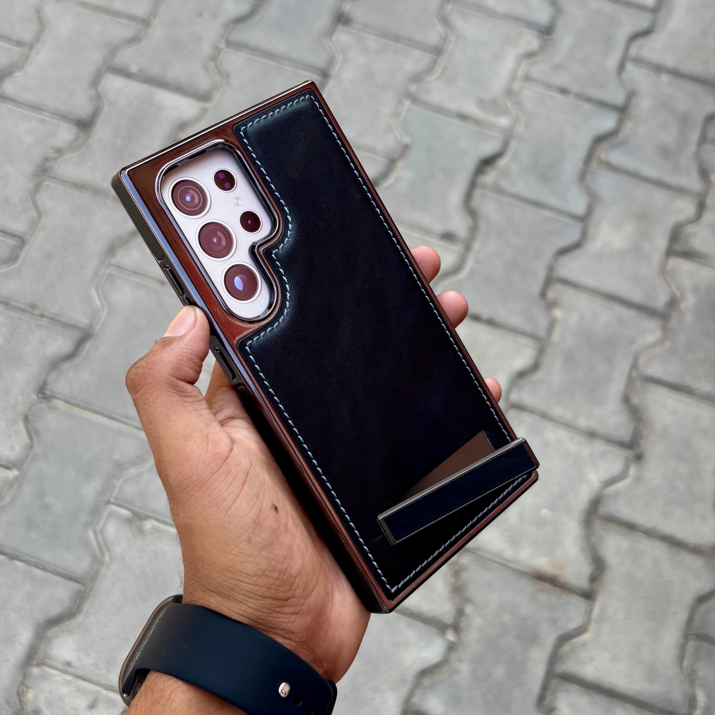 Icon Luxury With Stand Case-Samsung ( No. 1881)