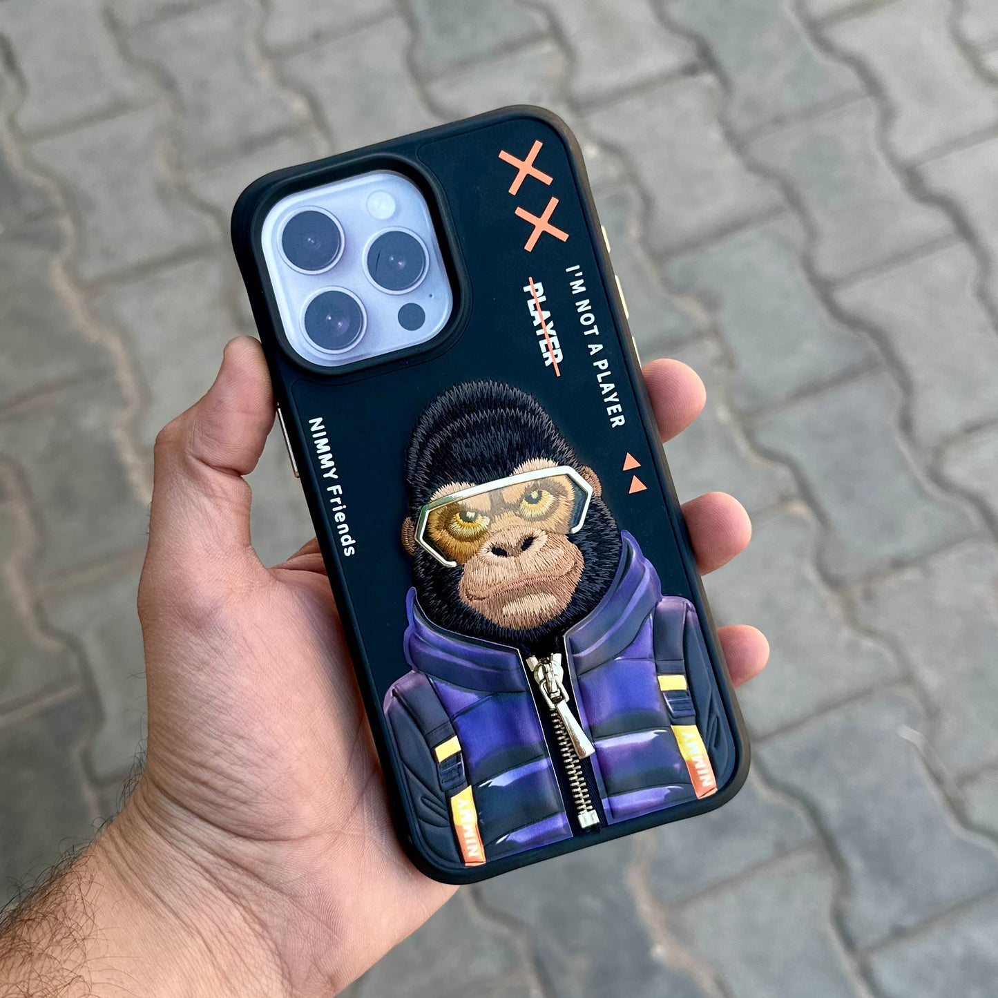 Nimmy Zipper Gorilla Case-Black ( No. 1334 )