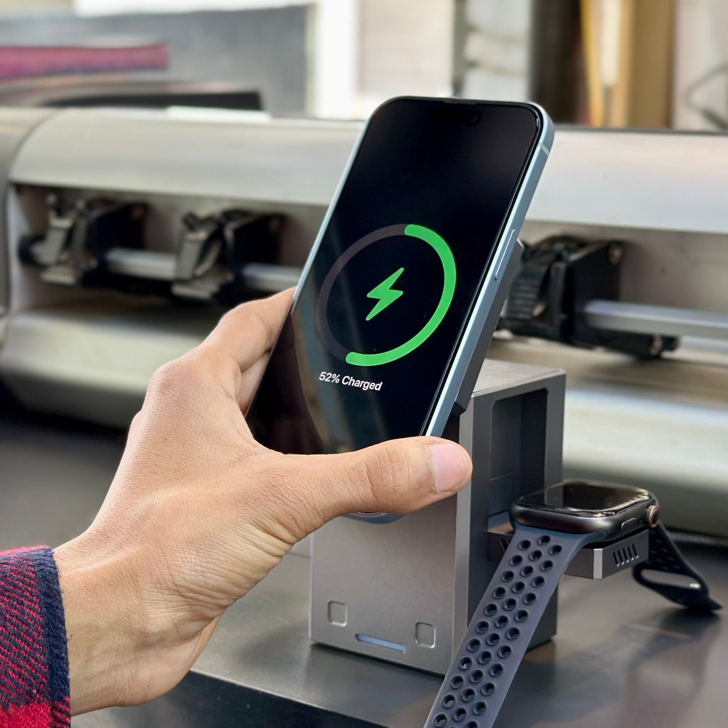 3 IN 1 Rotation Wireless Charger ( No. 1353 )