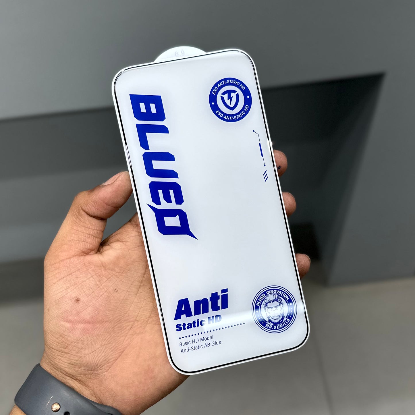 BLUEO ANTISTATIC CLEAR GLASS ( No. 3215 )