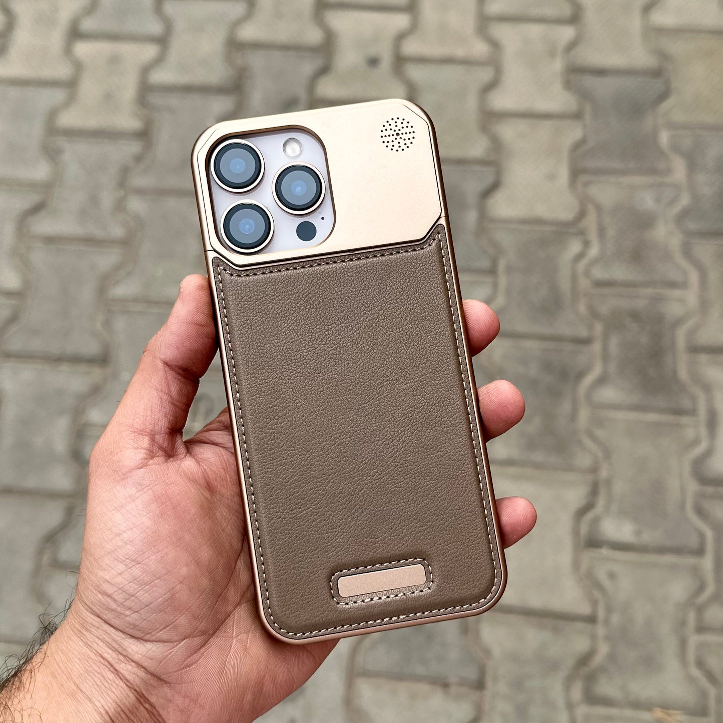 Metal Vegon Leather Case ( No. 1426 )