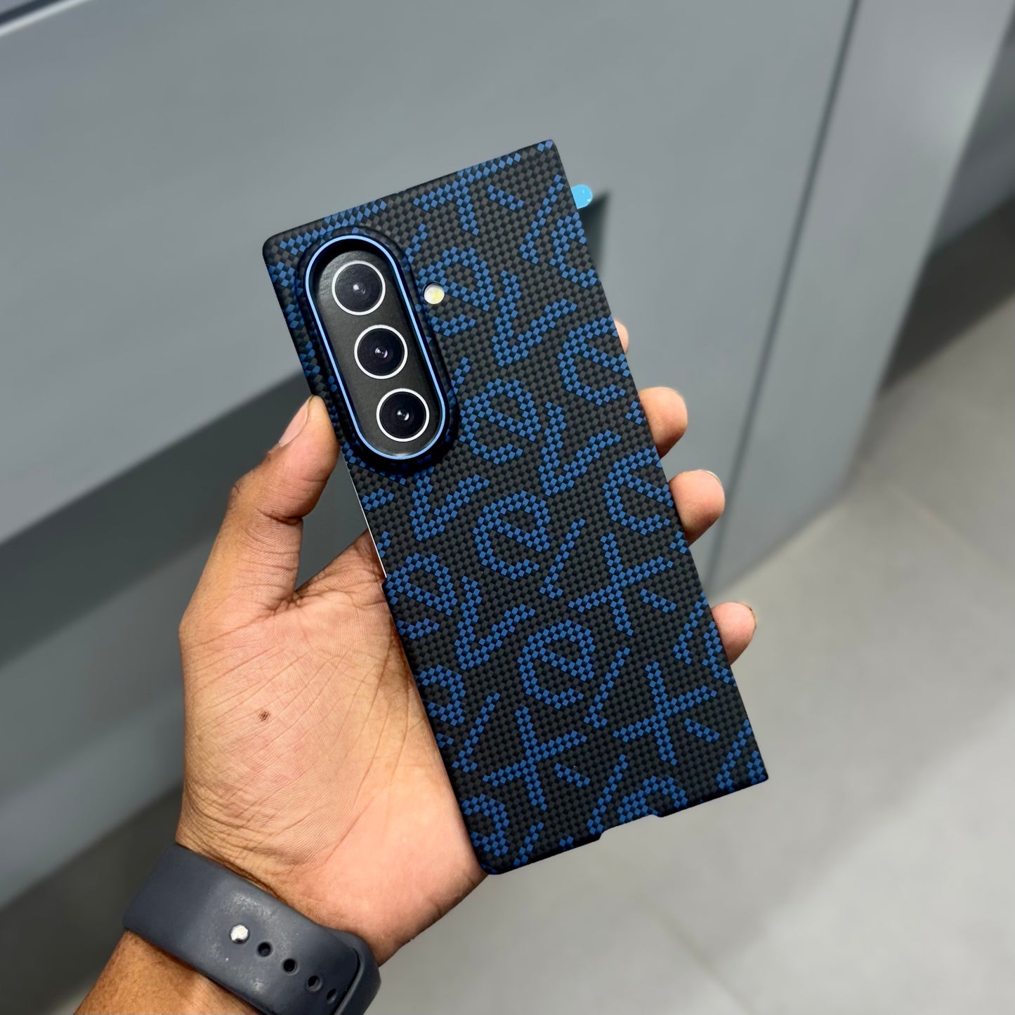 Xlevel Carbon Case-Samsung-Blue Black ( No. 2048 )