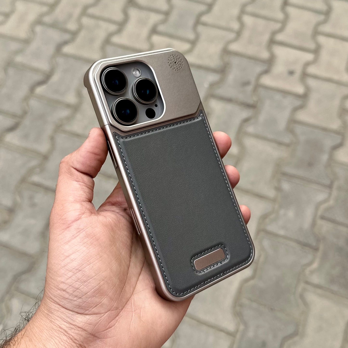 Metal Vegon Leather Case ( No. 1426 )