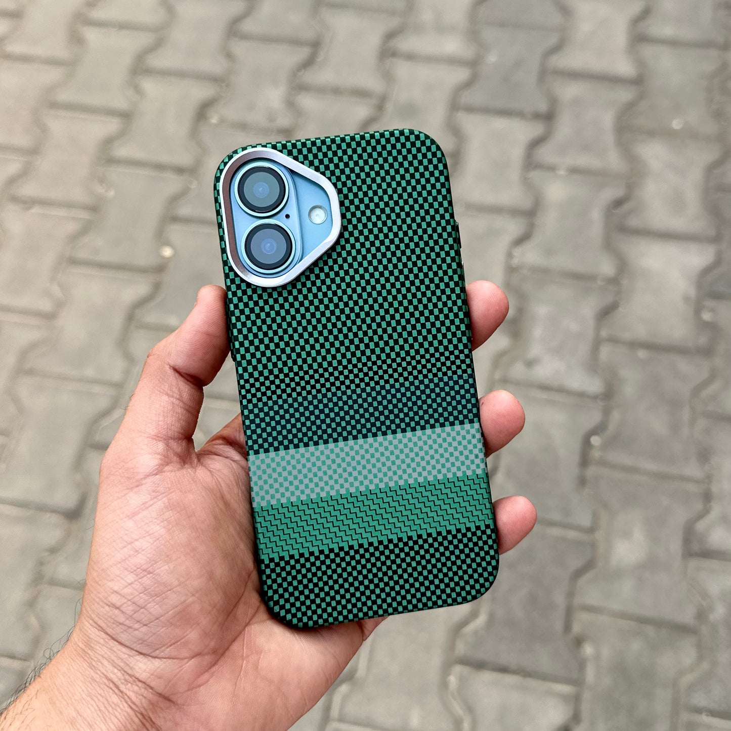 Luxo Green Check Case ( No. 1662 )