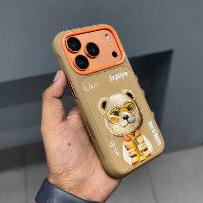 NIMMY BEAR CHAIN CASE -BROWN ( No. 2545 )