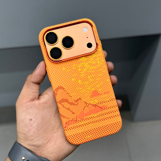 LUXO CARBON CASE -ORANGE STAR ( No. 3163 )