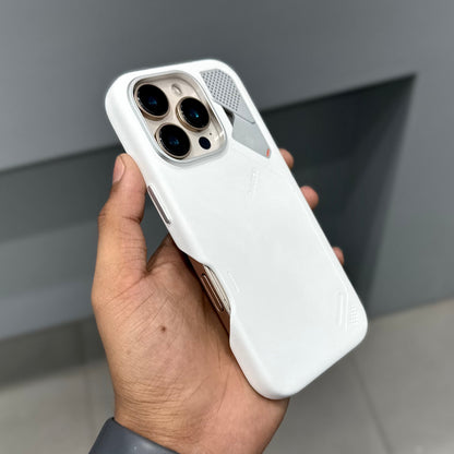 AULUMU VEGAN LEATHER CASE - WHITE ( No. 2640 )